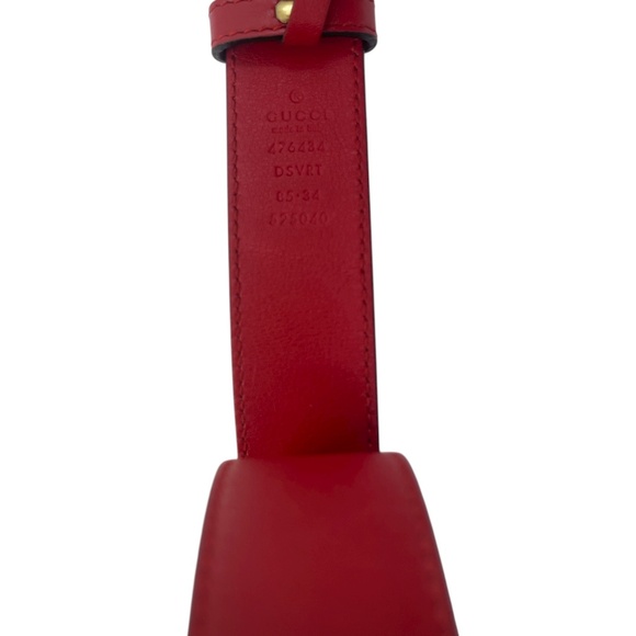 Gucci GG Marmont Matelassé Belt Bag Red - Picture 6 of 9